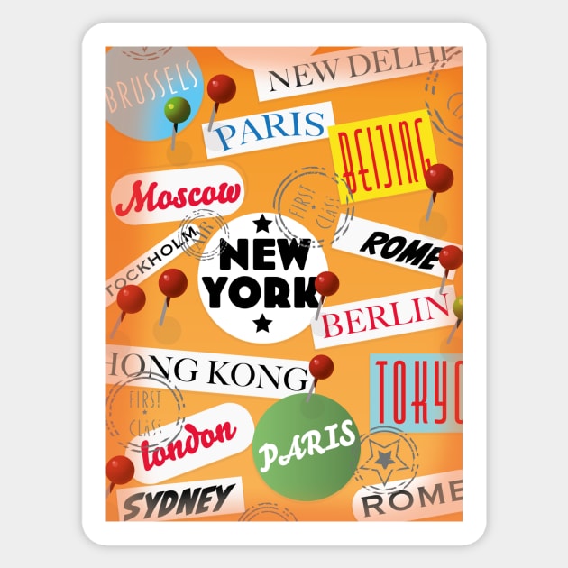 Travel World Sticker by nickemporium1